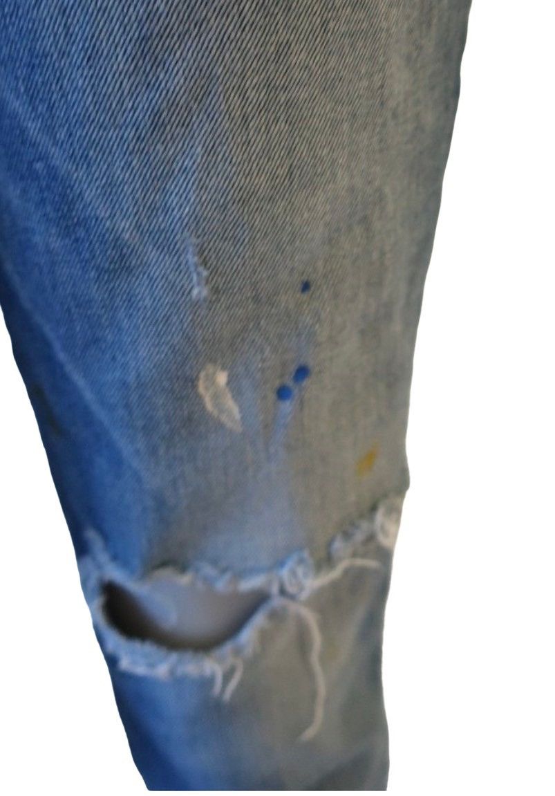 MOUSSY Moussy Vintage Dixie Paint Splattered Jean Size 29" - 7 Thumbnail
