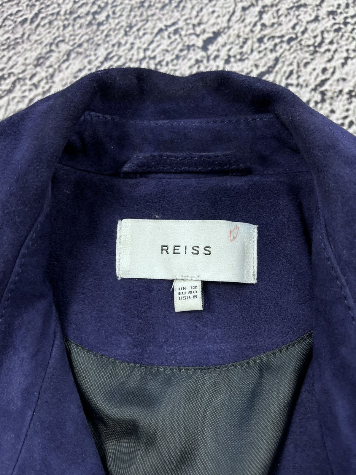Reiss Vintage Reiss Womens Premium Perfecto SUEDE BIKER JACKET Size M / US 6-8 / IT 42-44 - 12 Thumbnail