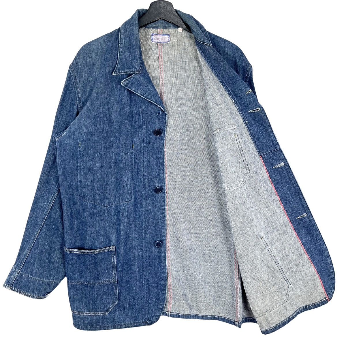 Blue Blue Japan × Japanese Brand Blue Blue Japan Denim Chore Jacket Size US XL / EU 56 / 4 - 6 Thumbnail