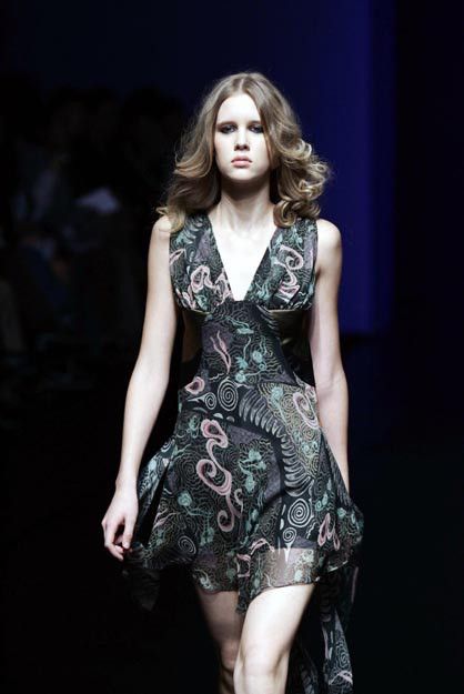 Other Vack Yuunzung SS2005 Oriental Qilin Spirit Mesh Dress Size M / US 6-8 / IT 42-44 - 1 Thumbnail