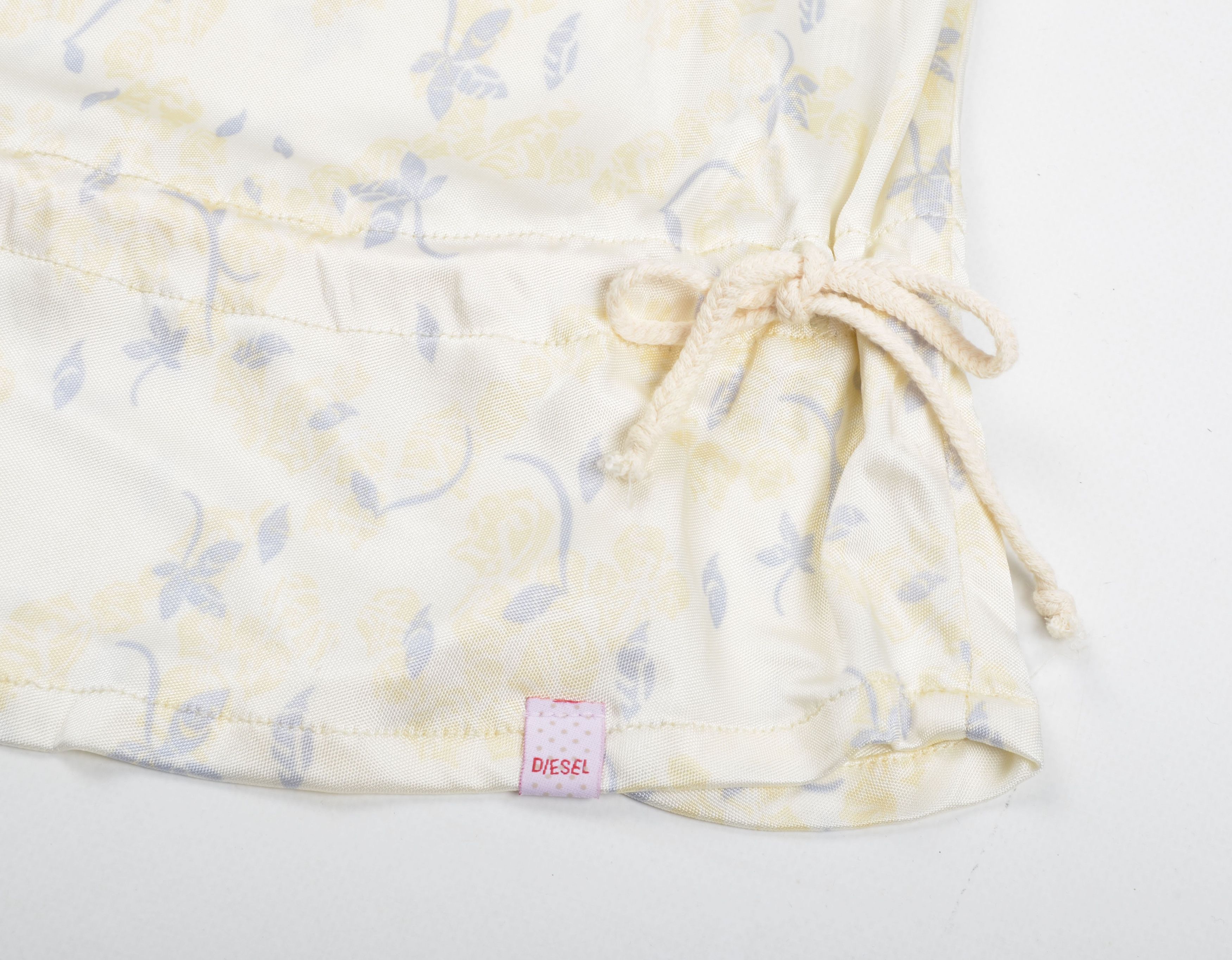 Diesel Diesel Y2K 2000's Cream Cottagecore Coquette Mini Dress Size XL / US 12-14 / IT 48-50 - 7 Thumbnail