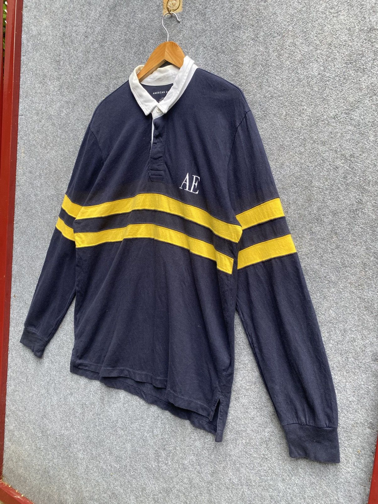 American Eagle Outfitters America eagle vintage polo long sleeve Size US L / EU 52-54 / 3 - 2 Thumbnail