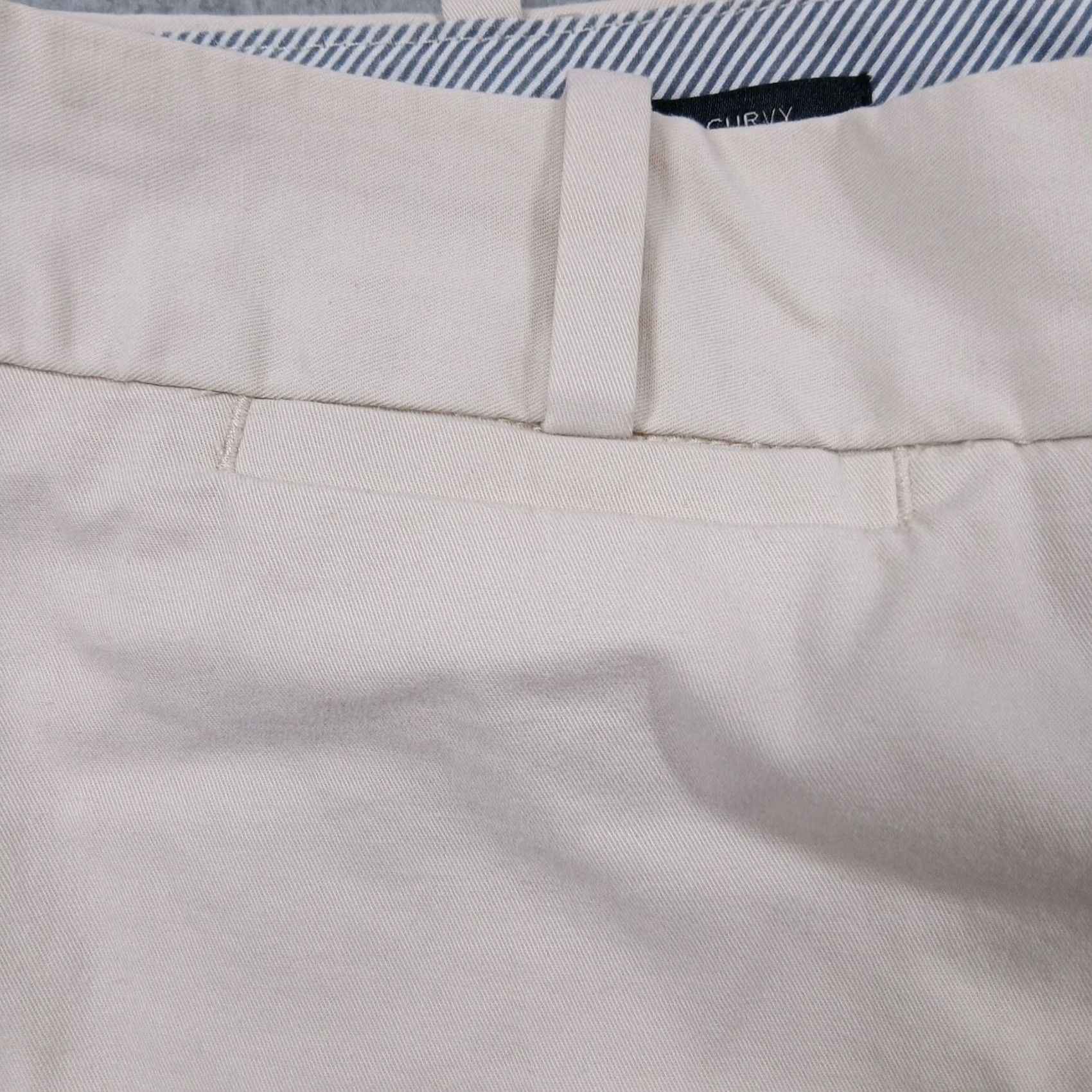 Talbots Talbots Chino Pants Women's 14 Beige Classic Straight Leg Slacks Curvy Fit Cotton Twill Stretch Pockets Workwear Office Mens Womens Size 36" / US 14 / IT 50 - 7 Thumbnail