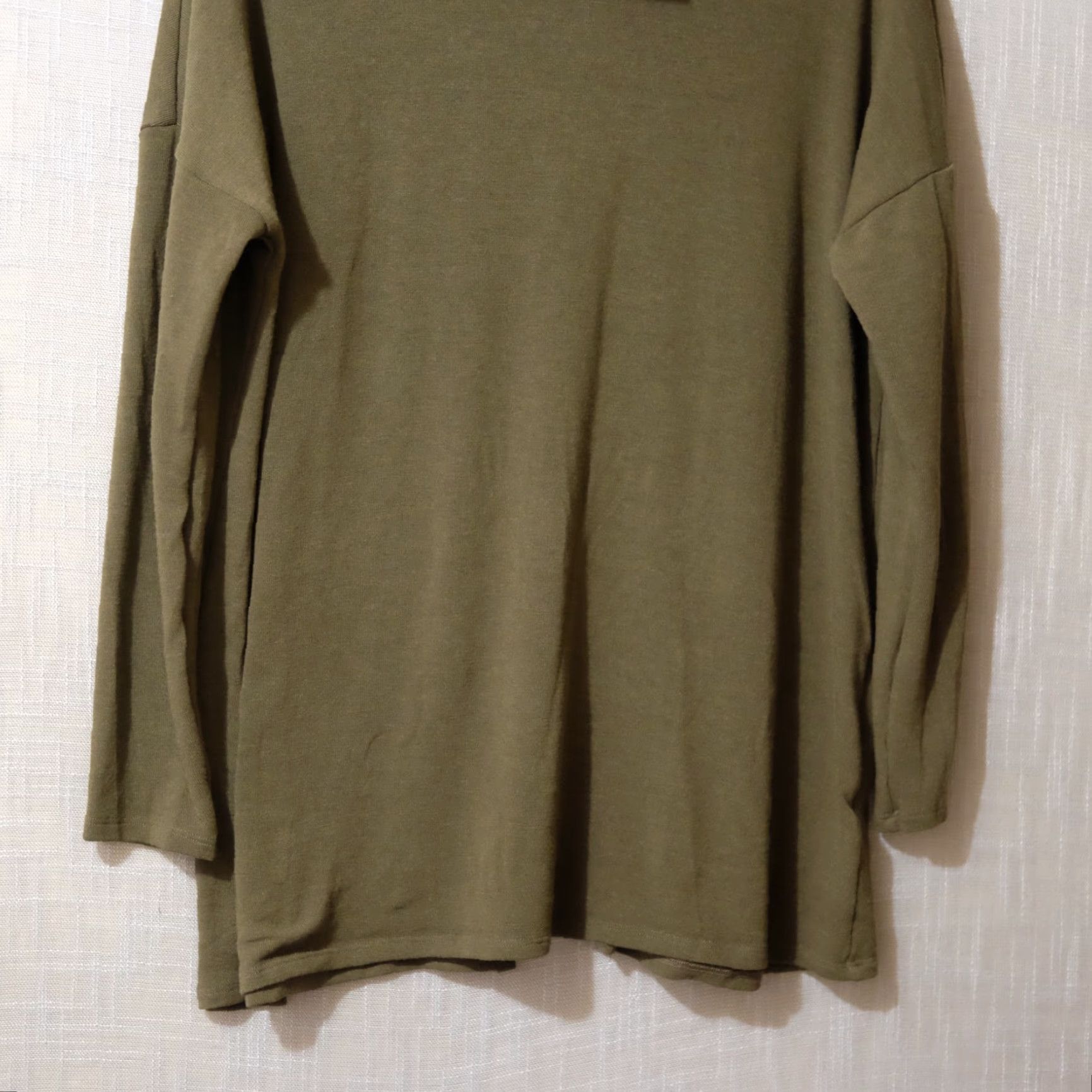 Vintage VINTAGE Dear Scarlett Sweater Oversized Split Open Back Green Womens S #A3-66 Size S / US 4 / IT 40 - 3 Thumbnail