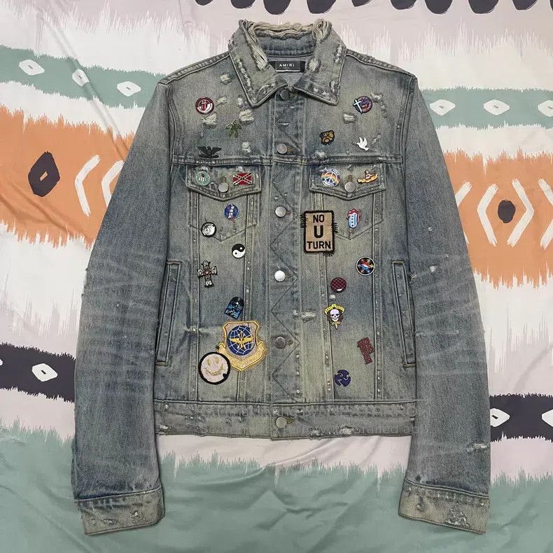 Amiri Amiri Back-kill denim jacket Size US XS / EU 42 / 0 - 2 Thumbnail