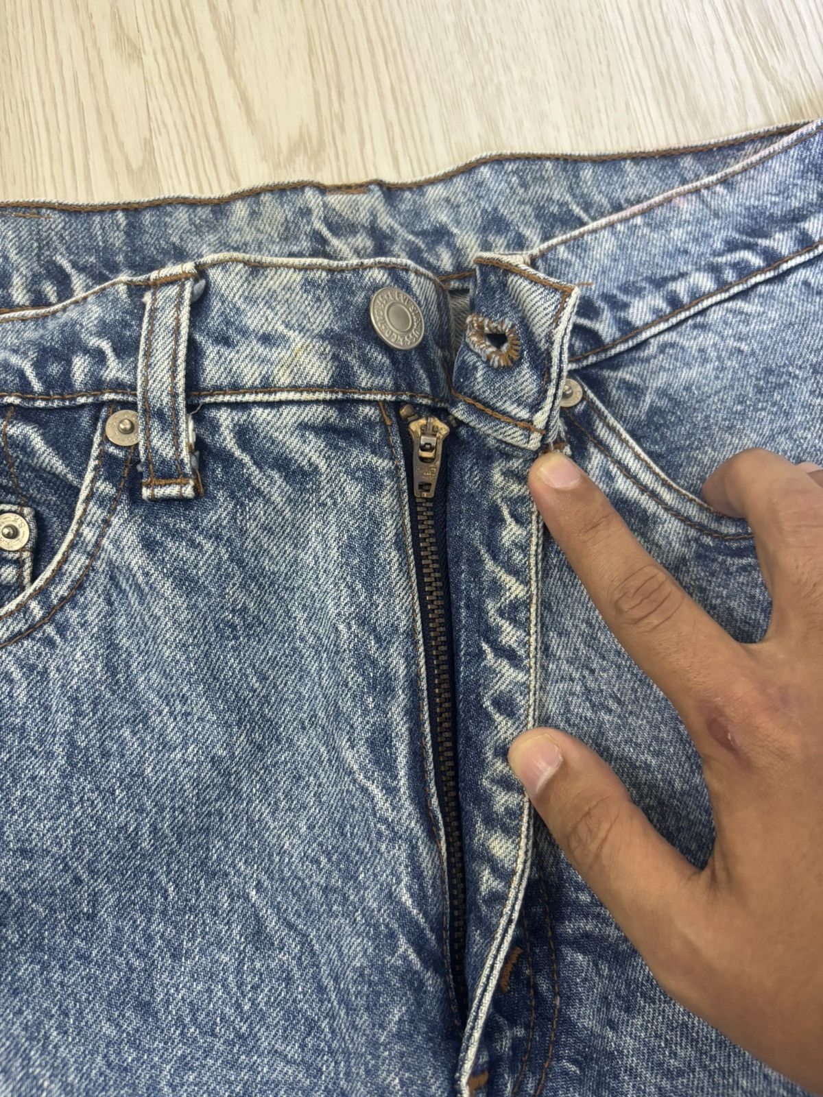 Levi's Vintage Clothing Vintage 80’s Levi’s orange tab with stone wash jeans Size US 30 / EU 46 - 8 Thumbnail