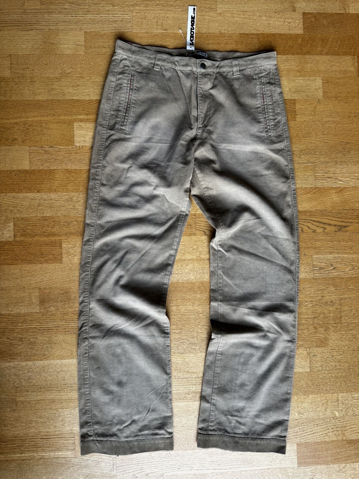 Walter Van Beirendonck NOS 1990’s Early Sabotage Contrast Corduroy Pants Size US 35 - 1 Thumbnail
