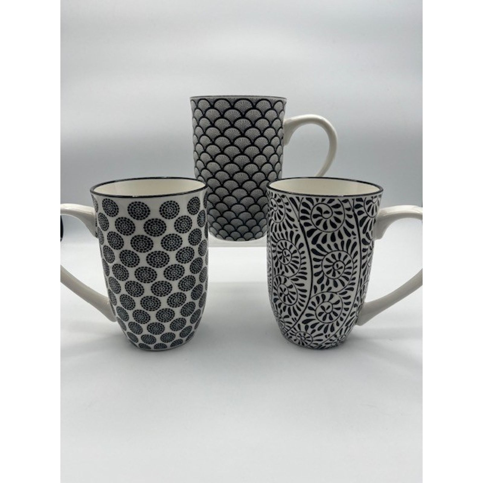 Other Studio Dinnerware tall Assorted Pattern Stoneware Coffee Mug Size ONE SIZE - 1 Thumbnail
