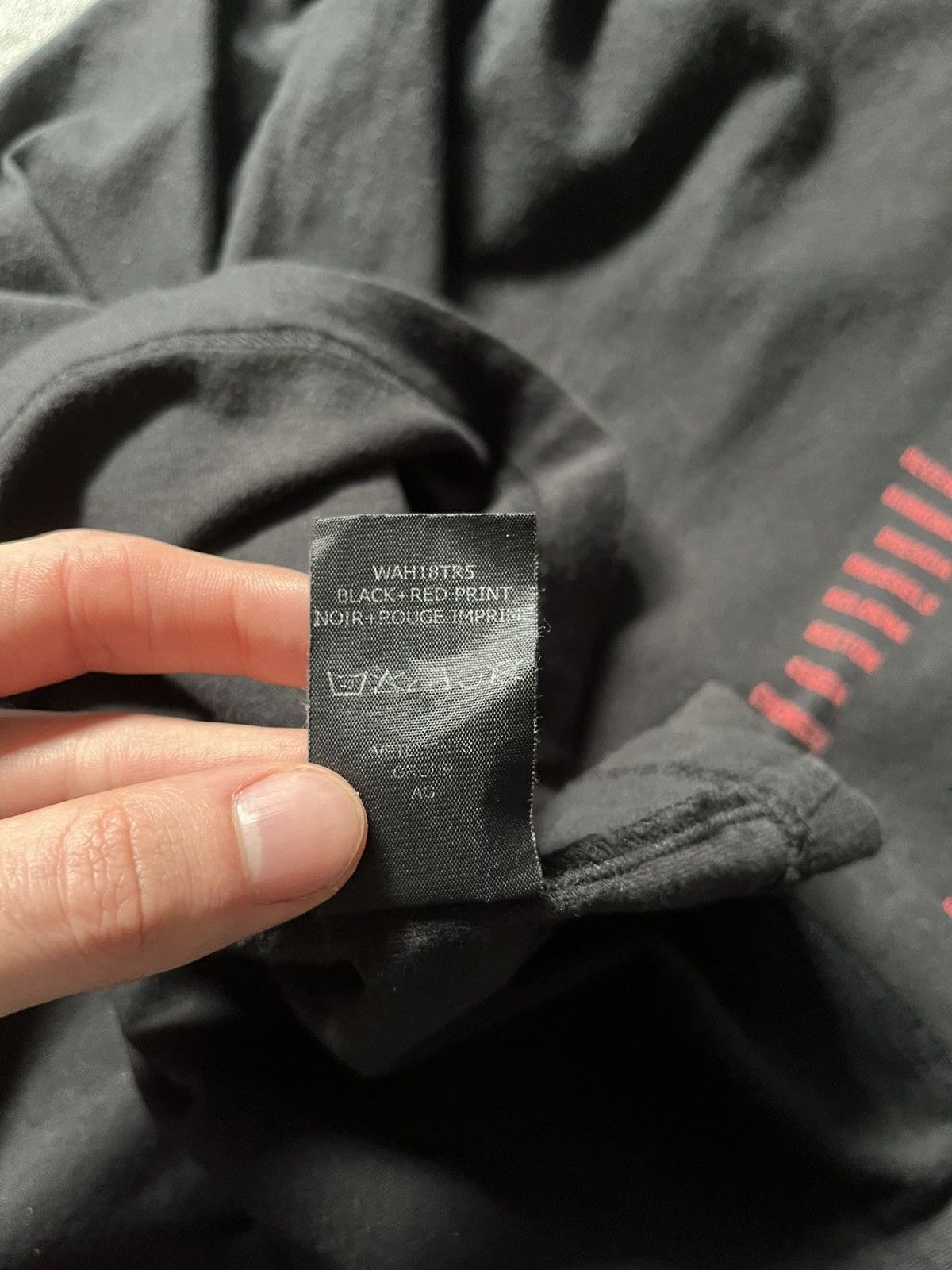 Vetements Vetements Fall/Winter 2018 tour metal hoodie black Size US L / EU 52-54 / 3 - 11 Thumbnail