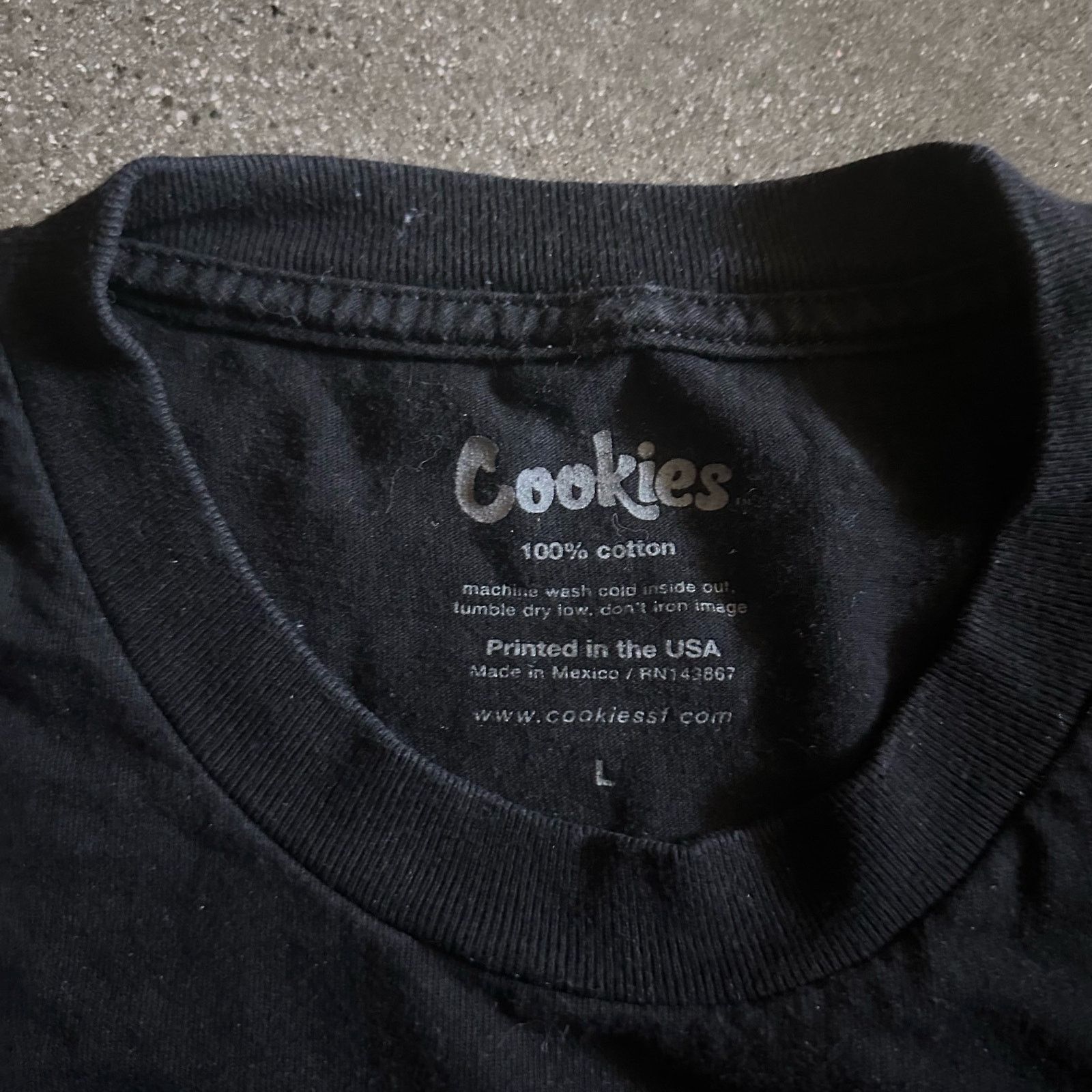 Cookies Cookies spell out logo graphic tee shirt black blue Size US L / EU 52-54 / 3 - 2 Thumbnail