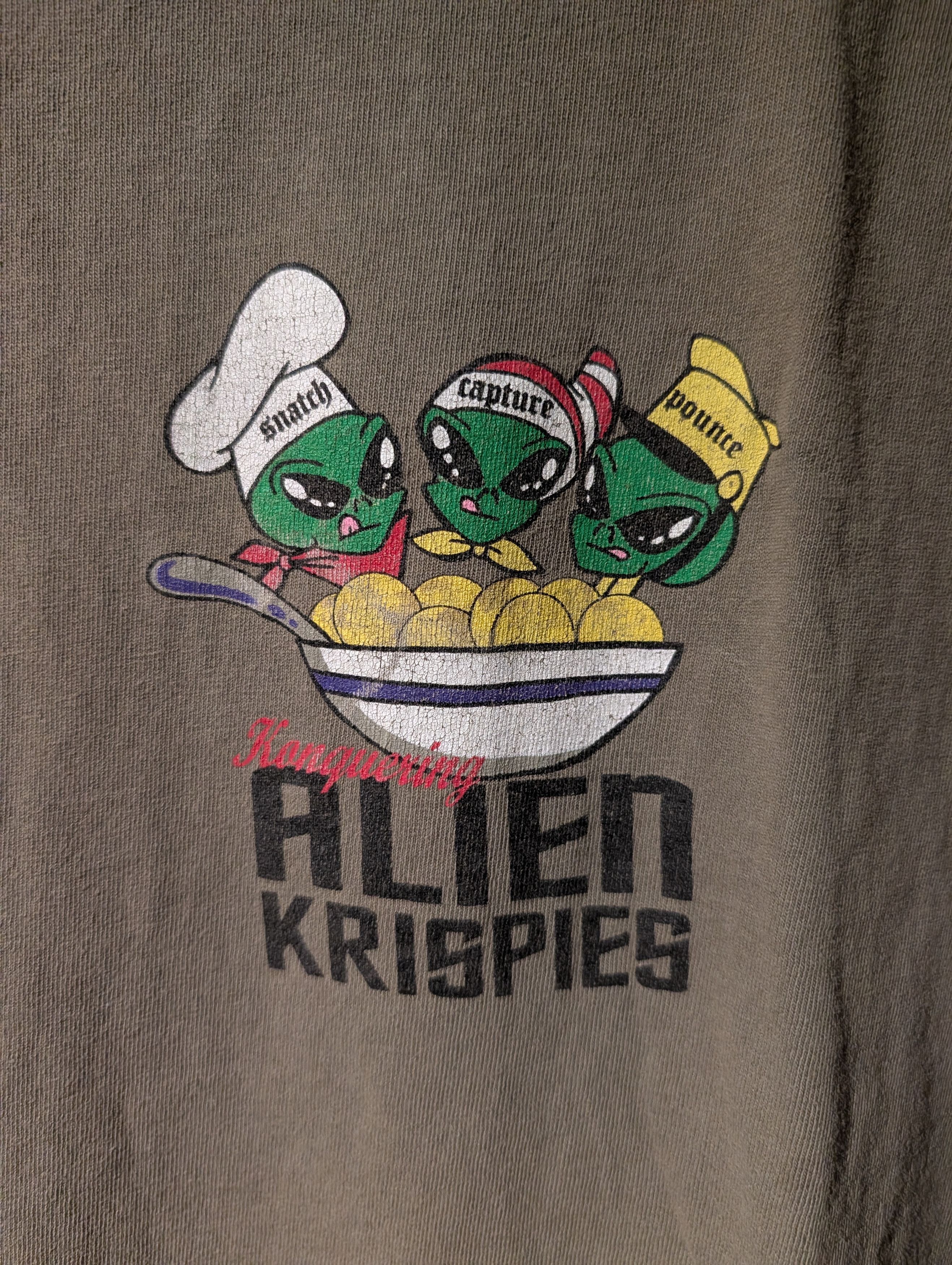 Alien Workshop Vintage Alien Nation Alien Krispies Cereal Graphic T-Shirt Size US L / EU 52-54 / 3 - 2 Thumbnail
