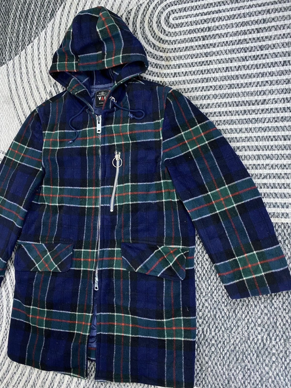 Van Vintage Van Jac Wool Duffle Plaid Tartan Ivy Hooded Jacket Size US M / EU 48-50 / 2 - 4 Thumbnail