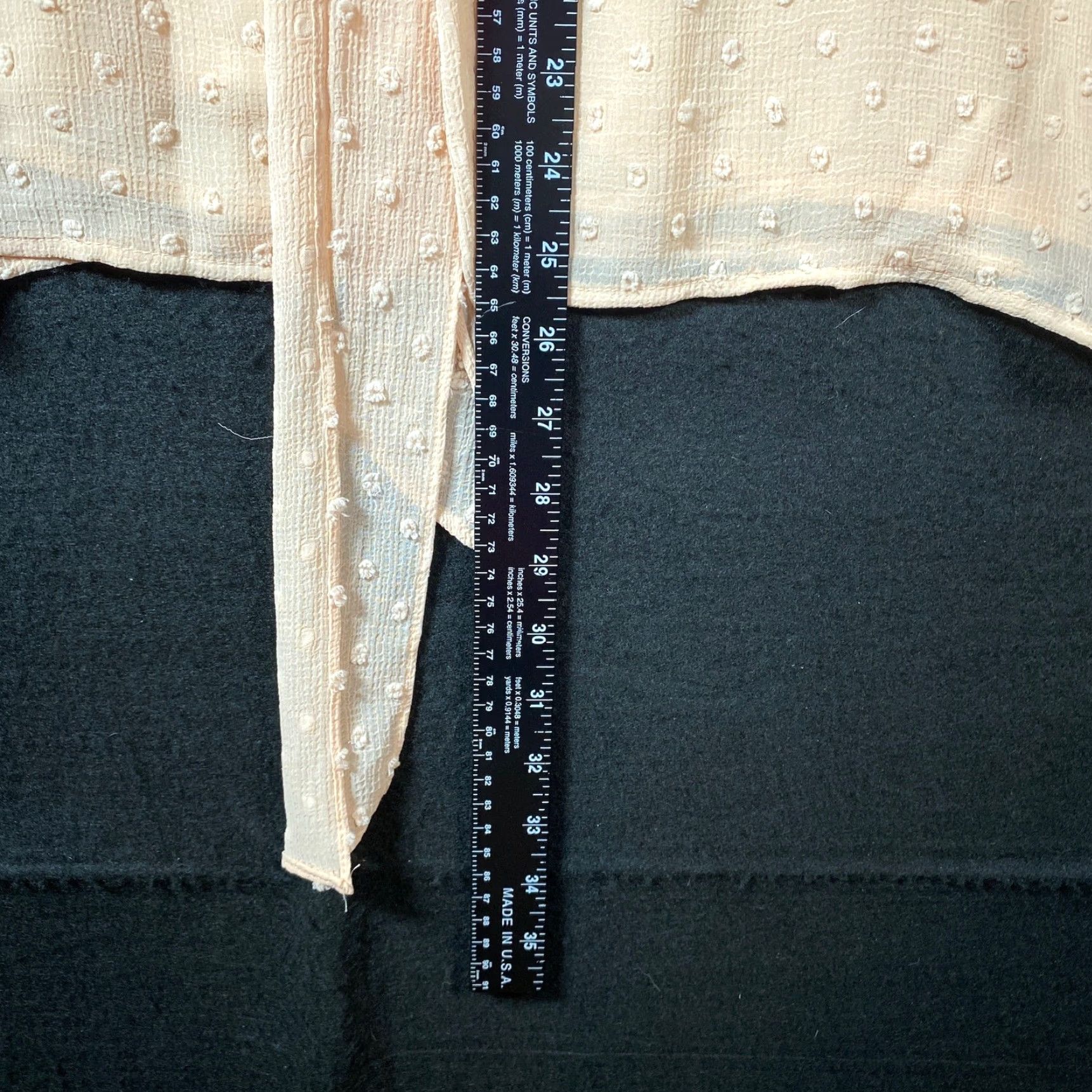 Calvin Klein Calvin Klein Womens Blouse Tank Yellow Mock Neck Front Tie Polyester M Sleeveless Regular Size M / US 6-8 / IT 42-44 - 7 Thumbnail