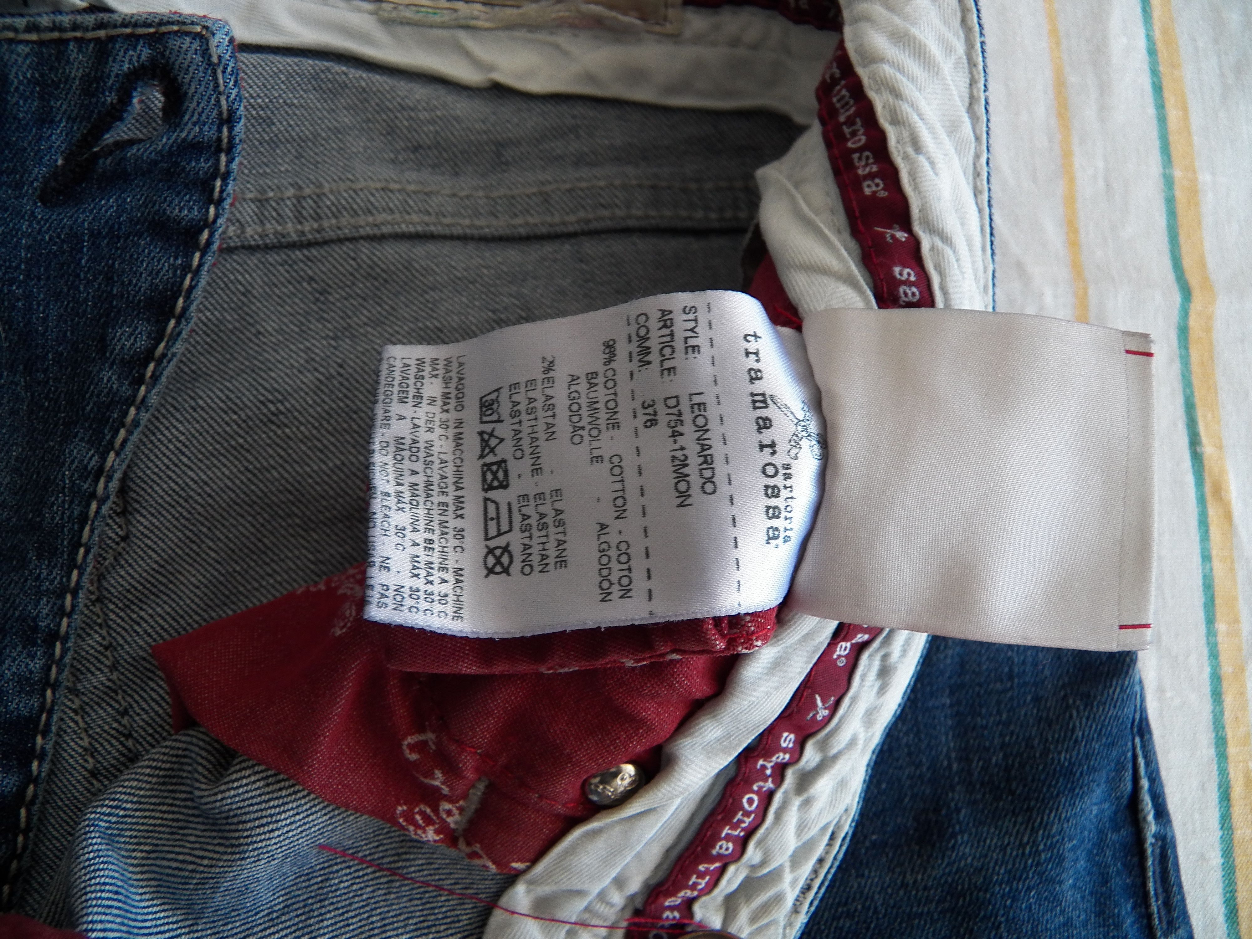 Other Sartoria Tramarossa Leonardo Mens Jeans Size 34 W34 L28 Slim Size US 34 / EU 50 - 6 Thumbnail