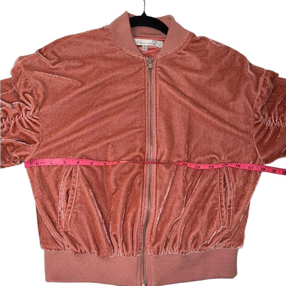 Designer Lovers + Friends l Velvet Bomber Jacket XS Size XS / US 0-2 / IT 36-38 - 5 Thumbnail