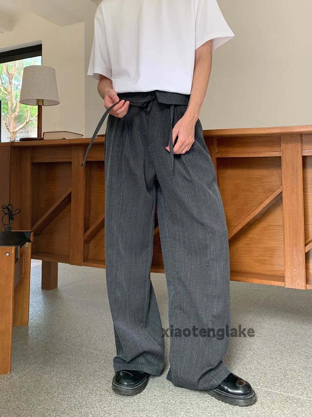 Designer × Japanese Brand × Vintage retro utility dance yuppie loose baggy pleased pants Size US 32 / EU 48 - 3 Thumbnail