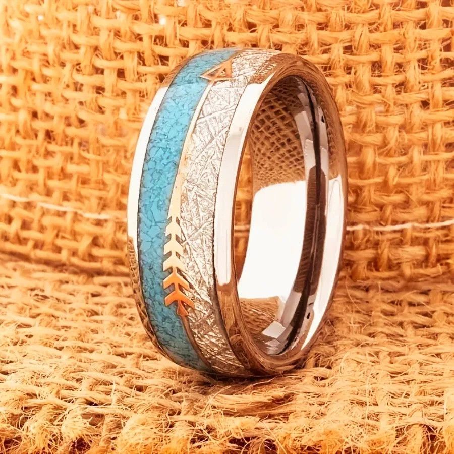 Jewelry Arrow Meteorites Turquoise Rings Size ONE SIZE - 1 Thumbnail