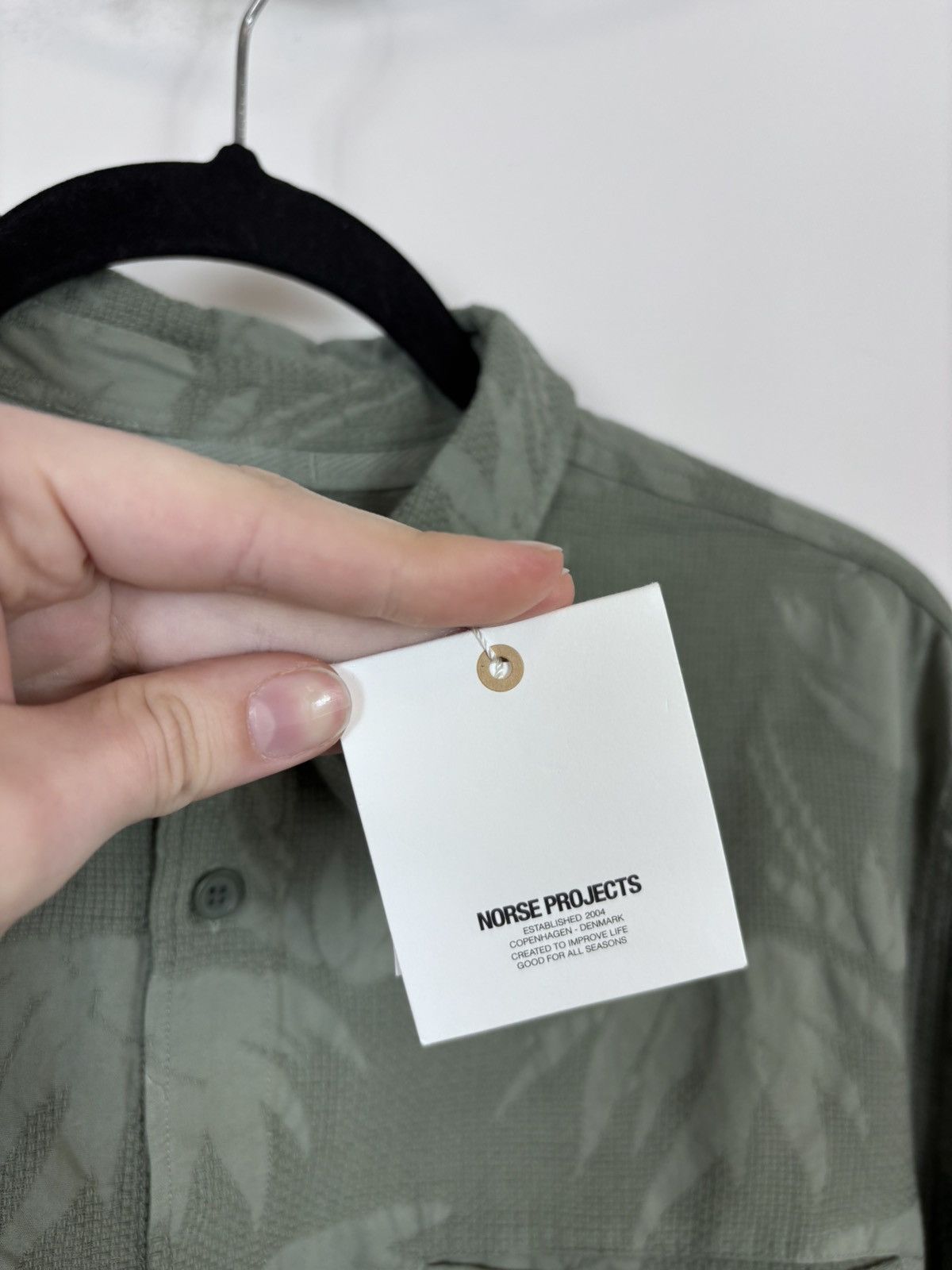 Norse Projects Norse Projects Aaron Garden NWT Men’s Cotton Button Up Shirt Size US L / EU 52-54 / 3 - 10 Thumbnail