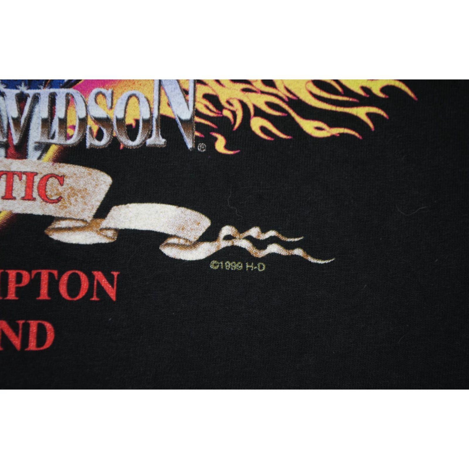 Harley Davidson Harley-Davidson 2000s Southampton Dockgate 20 Graphic T-Shirt Mens Small Black Size US S / EU 44-46 / 1 - 8 Thumbnail