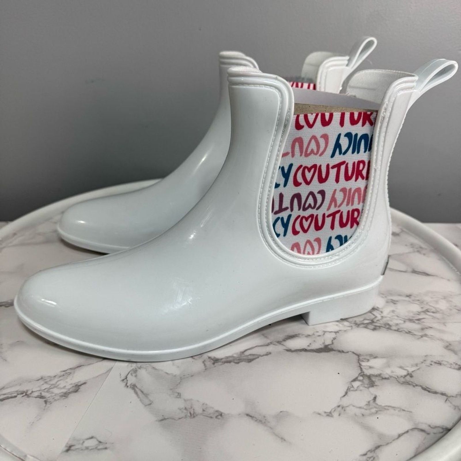 Juicy Couture Juicy Couture Women's Rain Boot Size 10 #K268 Size US 10 / EU 43 - 2 Thumbnail