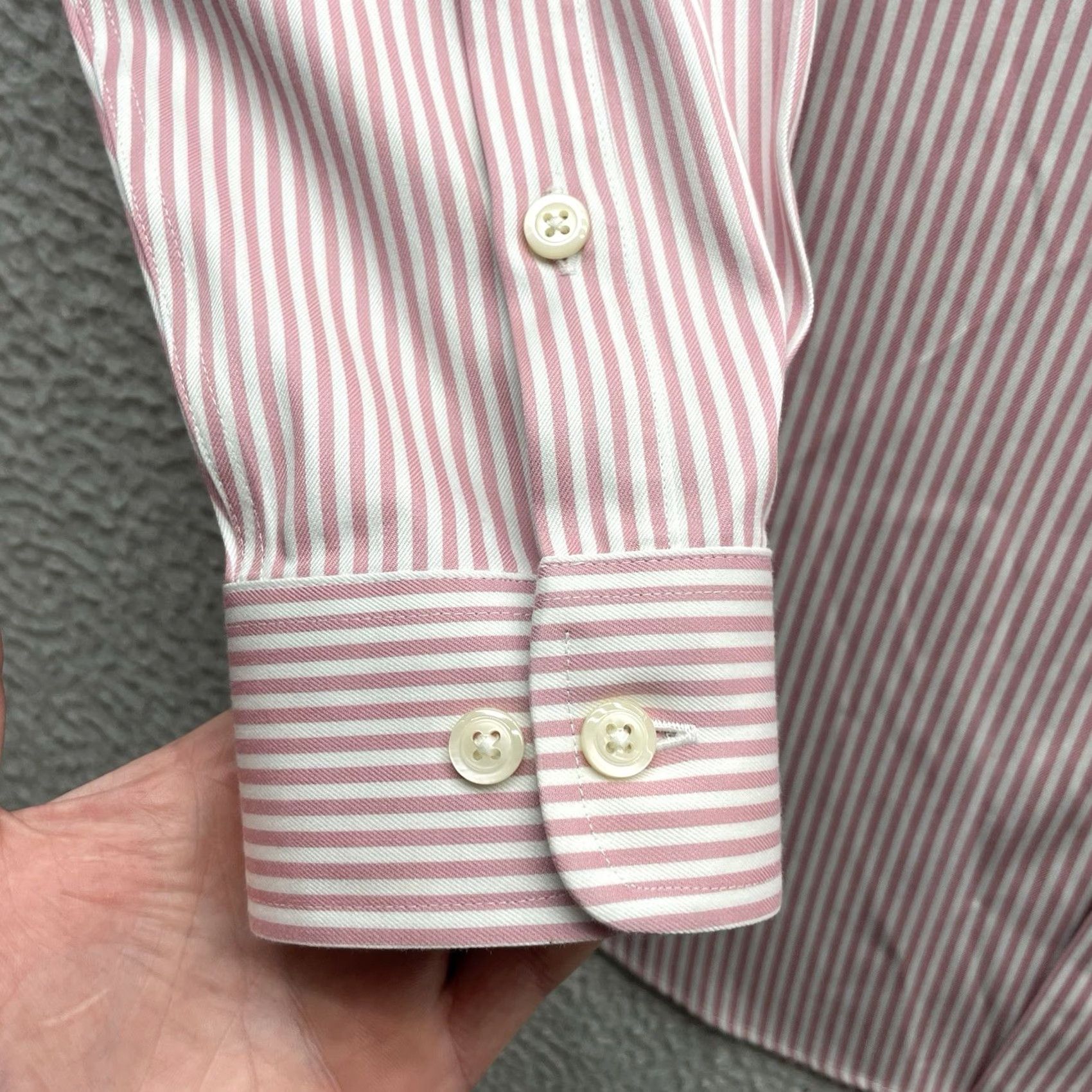 Orvis Orvis Button-Up Shirt Mens M Pink White Striped Wrinkle Free Button-Down Casual Business Size US M / EU 48-50 / 2 - 3 Thumbnail