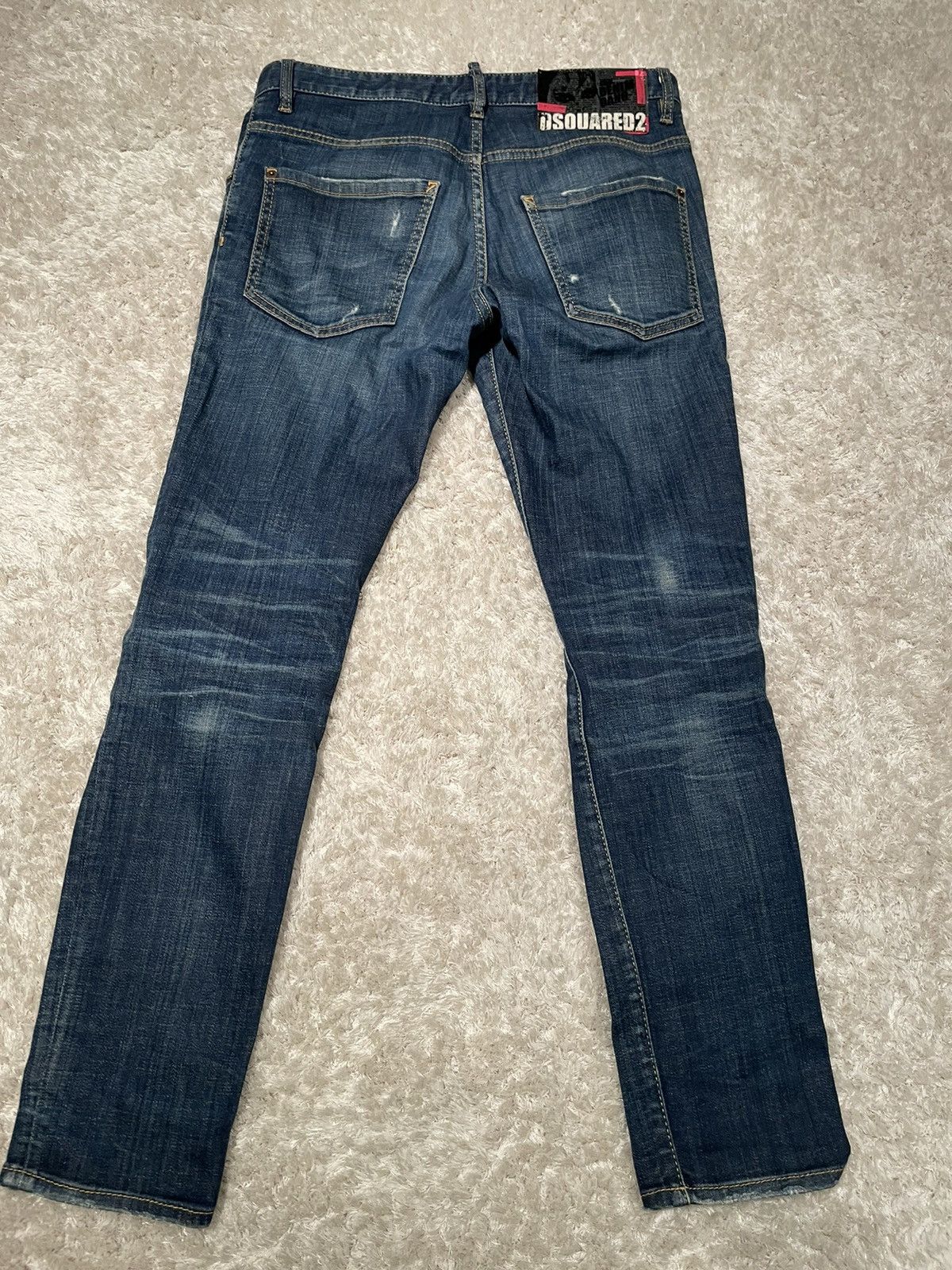 Dsquared2 DSQUARED2 Navy Jeans Denim Size US 30 / EU 46 - 4 Thumbnail