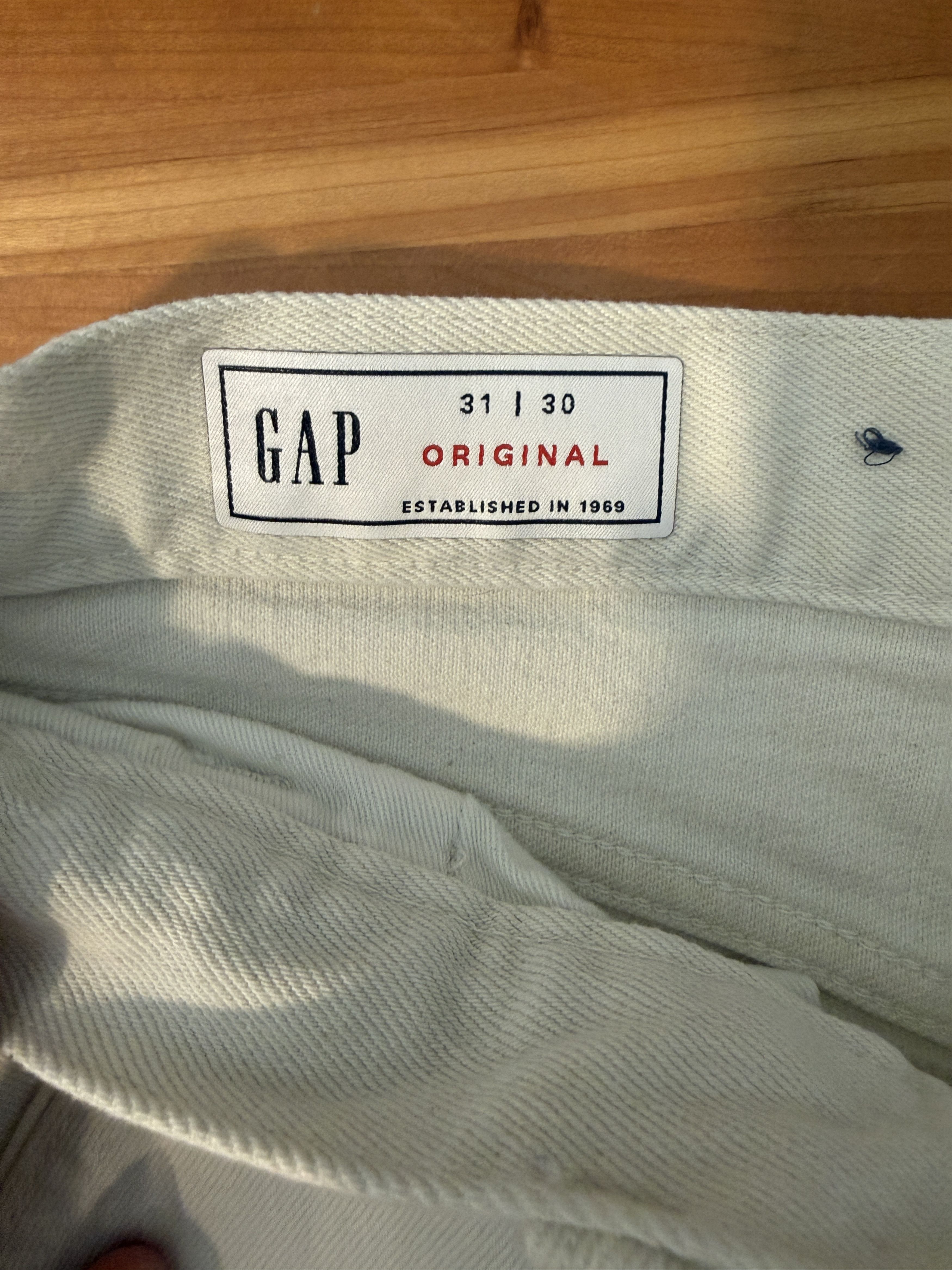 Gap Gap Straight Leg Carpenter Jeans 31x30 Size US 31 - 4 Thumbnail