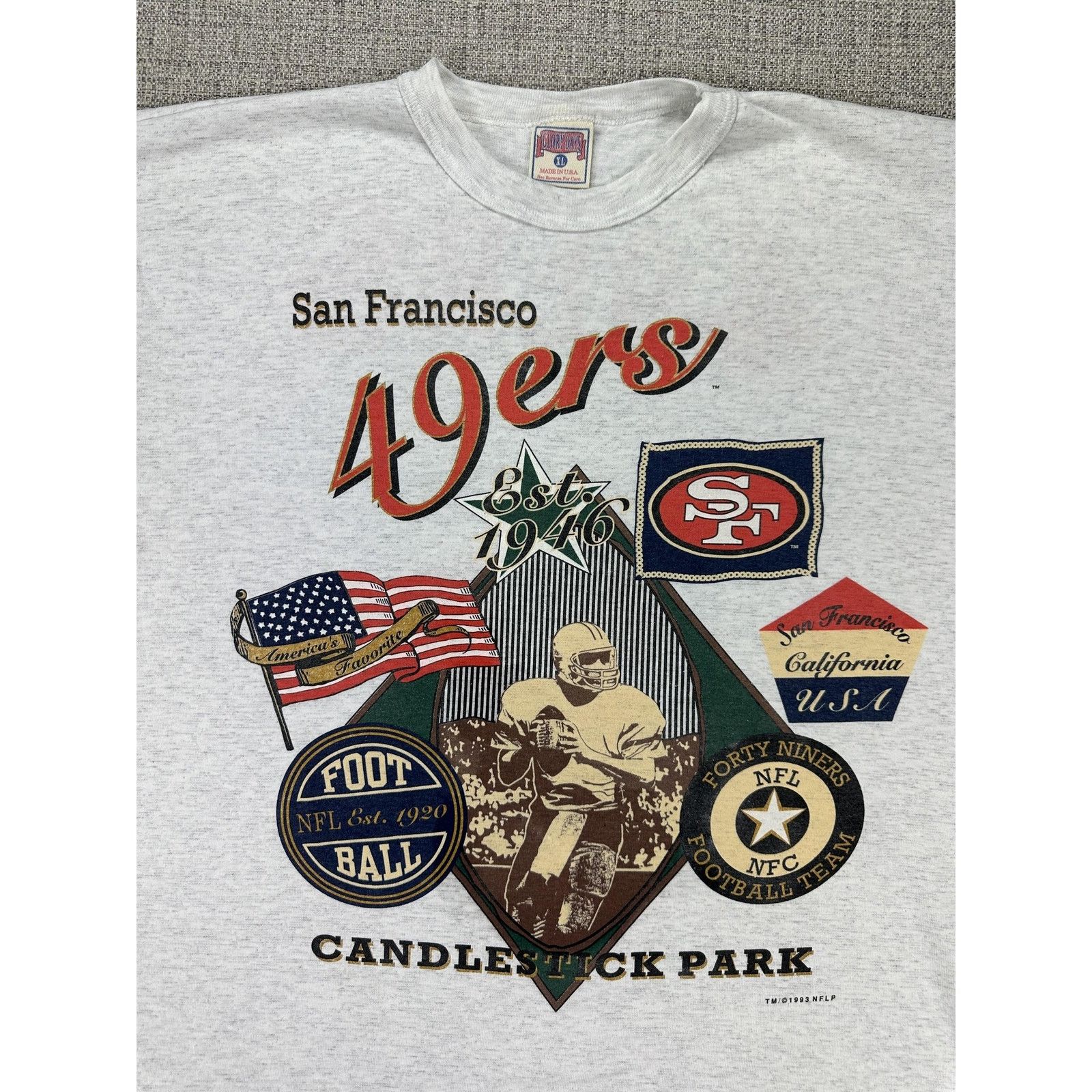 Other San Francisco 49ers Shirt XL Candlestick Park 90s 1993 Size US XL / EU 56 / 4 - 2 Thumbnail