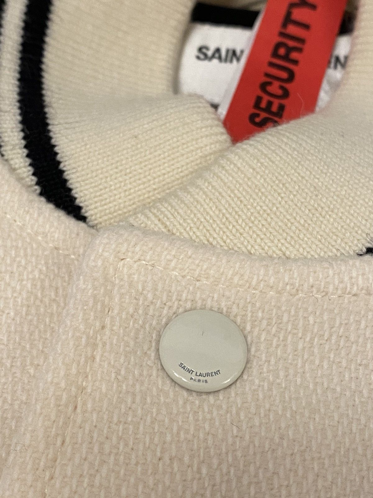 Saint Laurent Paris Saint Laurent white teddy bomber jacket 46 Size US S / EU 44-46 / 1 - 5 Thumbnail
