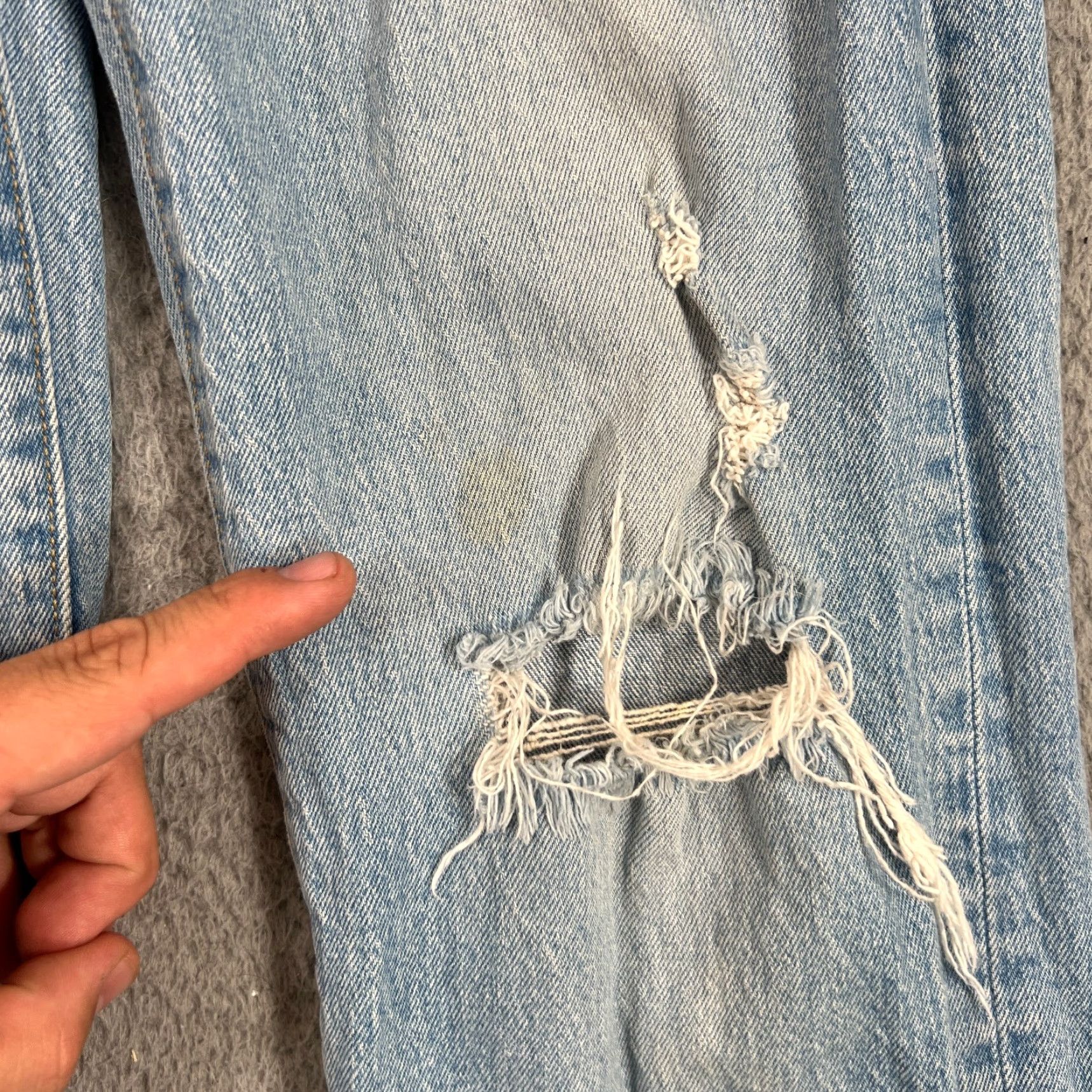 Levi's VINTAGE Levi's Jeans Ribcage Regular Ankle Size 25 Blue Cotton Denim 5-Pocket 25in Inseam Womens Size 42" / US 20 - 4 Thumbnail