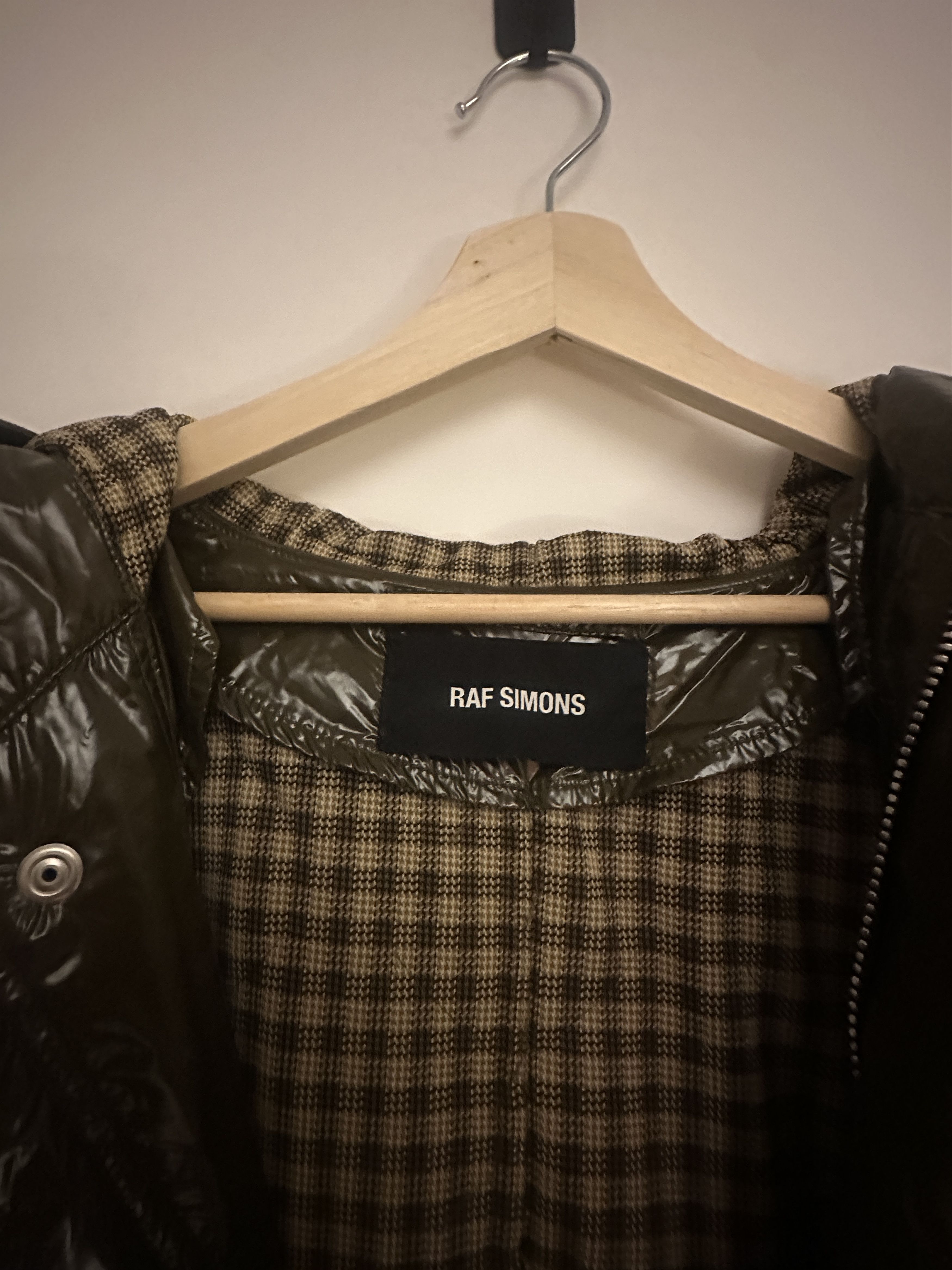 Raf Simons RAF SIMONS Oversized Printed Parka Khaki 212-M711 Size 44 Size US M / EU 48-50 / 2 - 5 Thumbnail