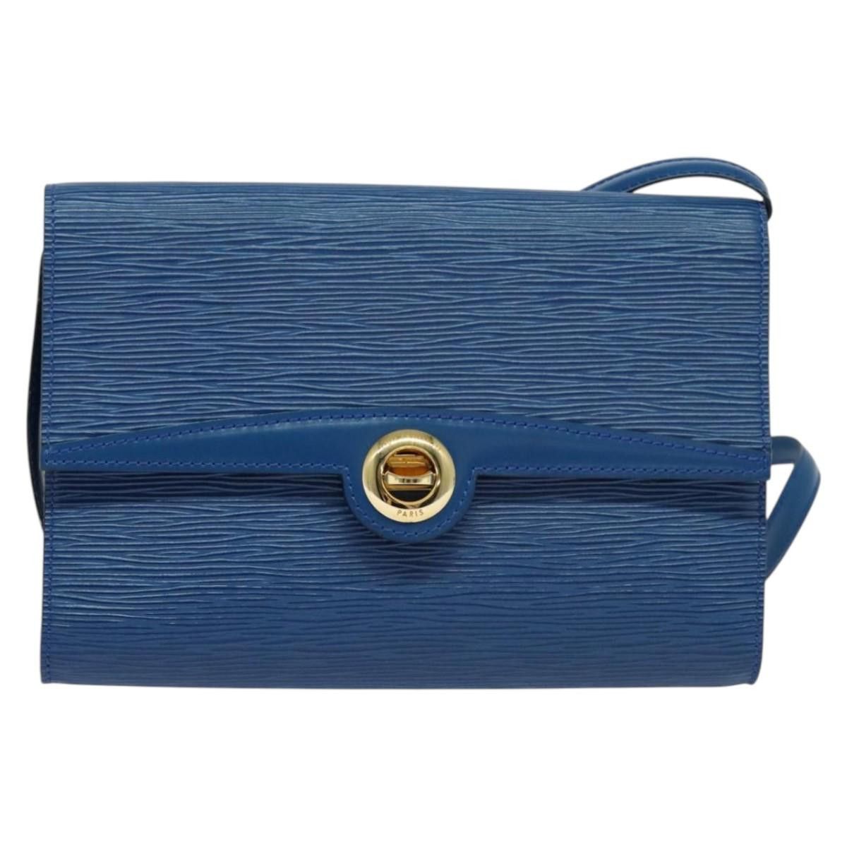 Louis Vuitton LOUIS VUITTON Epi Pochette Arche Shoulder Bag Blue M52575 Size ONE SIZE - 13 Thumbnail
