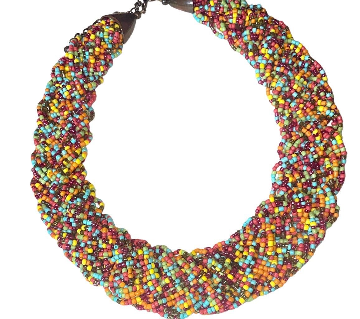 Vintage Sundance Vintage 80’s Seed Beaded Collar Size ONE SIZE - 4 Thumbnail