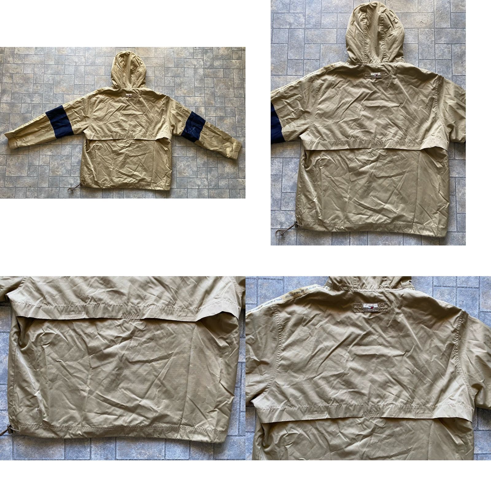 Tommy Hilfiger VINTAGE Hilfiger Athletics Mens Jacket XL Hooded Pockets Zipped Pockets Flaws Wear Damage Size US XL / EU 56 / 4 - 10 Thumbnail