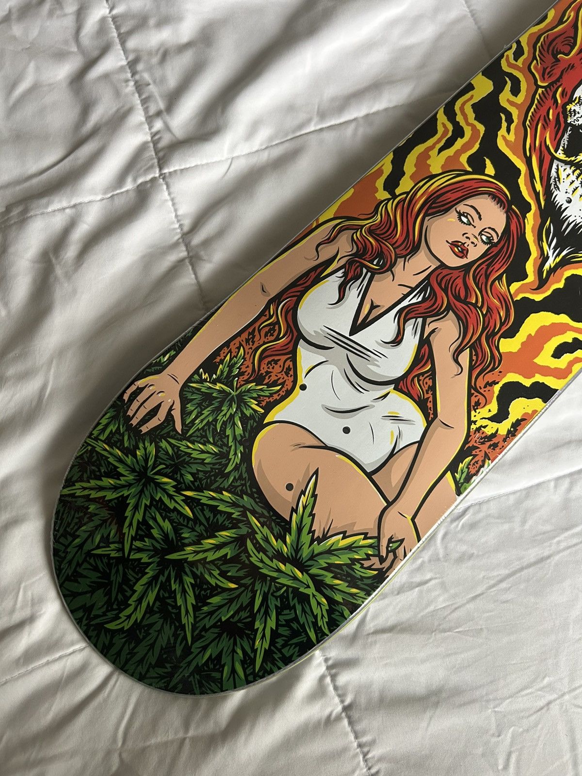 StrangeLove Skateboards Strangelove “Sativa Princess” Skateboard Deck - NEW! Size ONE SIZE - 2 Thumbnail
