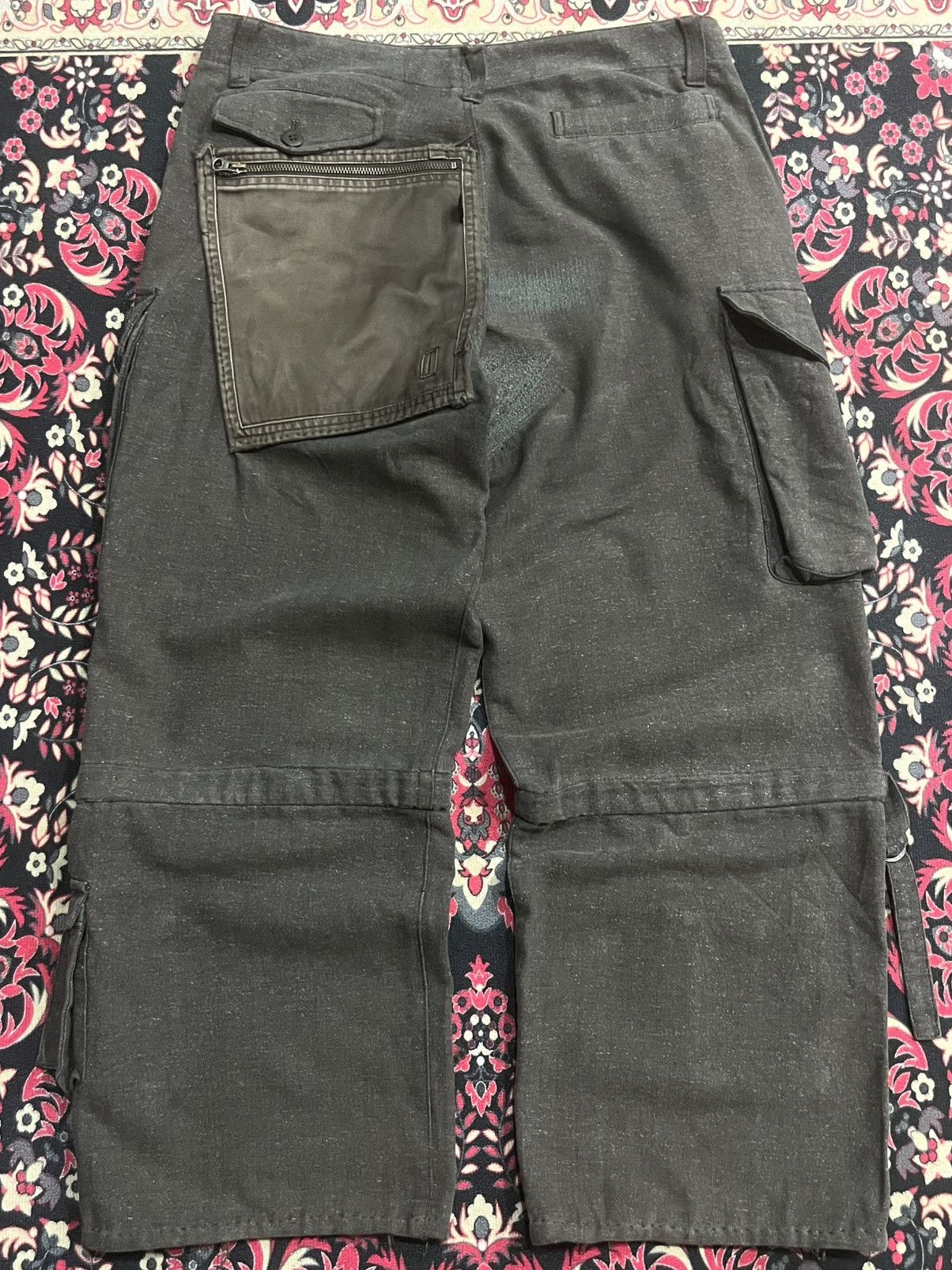 291295=Homme 291295 Homme Multi Pocket Tactical Cargo Strap Pants Size US 33 - 4 Thumbnail