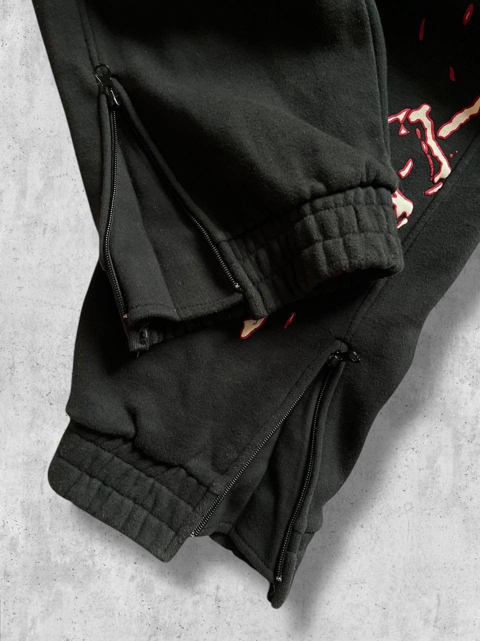 Vintage Fearless SKULL vintage sweatpants track heavy cott baggy y2k Size US 34 / EU 50 - 8 Thumbnail