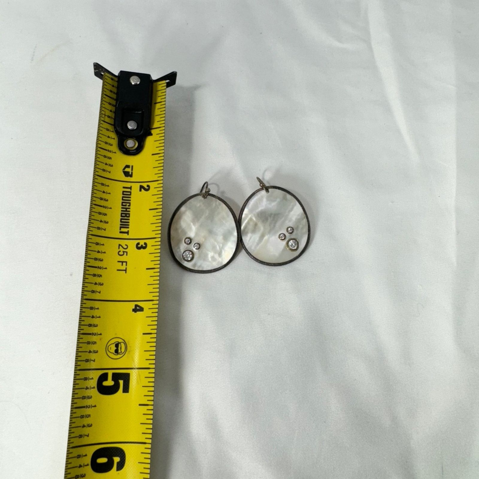 NBDN Nobrandedon VTG Silpada mother of pearl and sterling earrings Size ONE SIZE - 8 Thumbnail