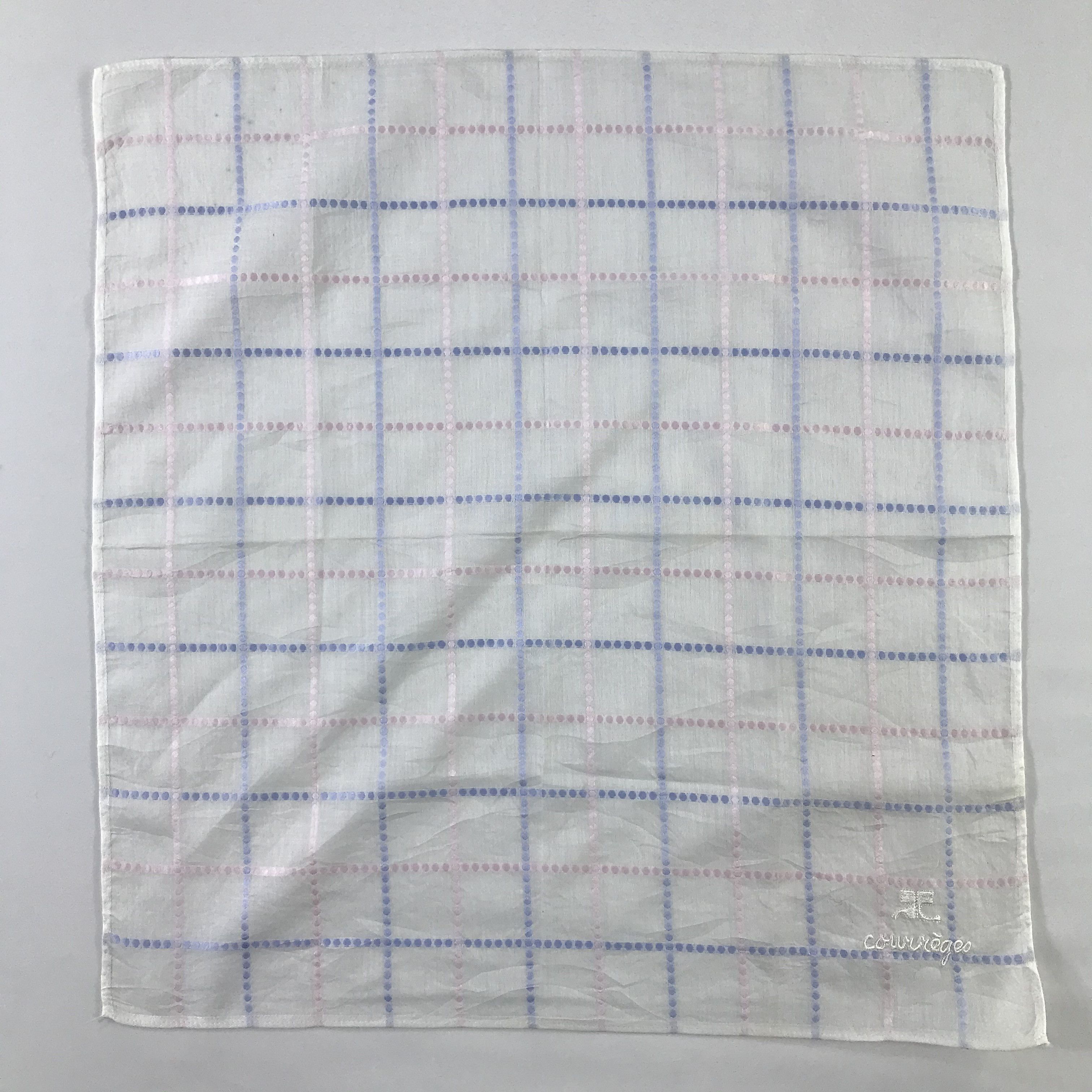 Courreges × Vintage Courreges Bandana / Handkerchief / Neckerchief - S626 Size ONE SIZE - 1 Thumbnail