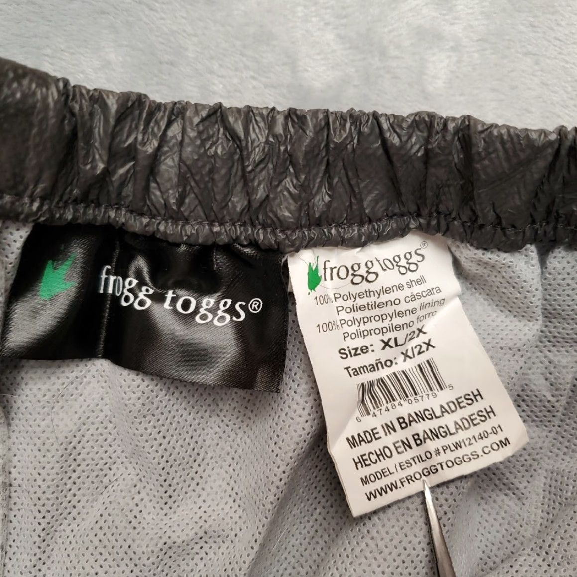 Vintage Frogg Toggs Pants Men 2XL Gray Waterproof Baggy Rain Lightweight Packable Hiking Rain Pants Mens 2XL Gray Waterproof Baggy Frogg Toggs pants Size US 39 - 6 Thumbnail