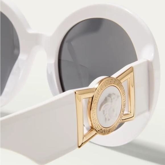 Versace VERSACE Medusa Round Acetate Sunglasses Size ONE SIZE - 6 Thumbnail