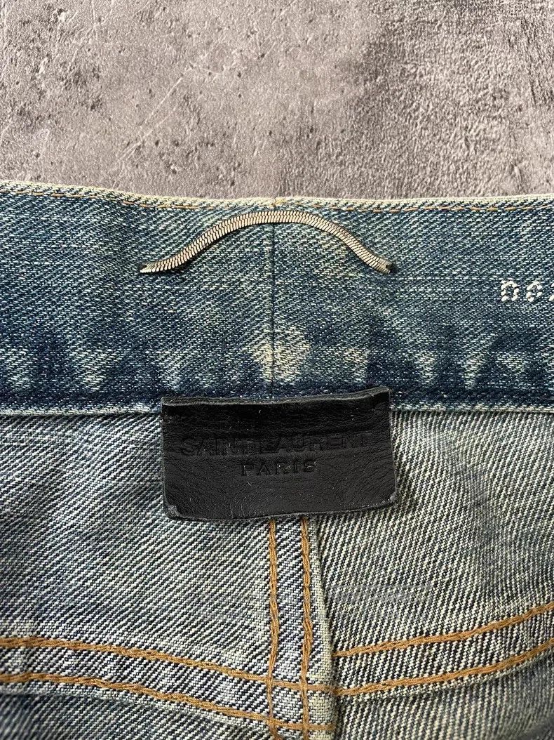 Saint Laurent Paris Saint Laurent Paris Light blue water-washed destroyed back Size US 28 / EU 44 - 4 Thumbnail