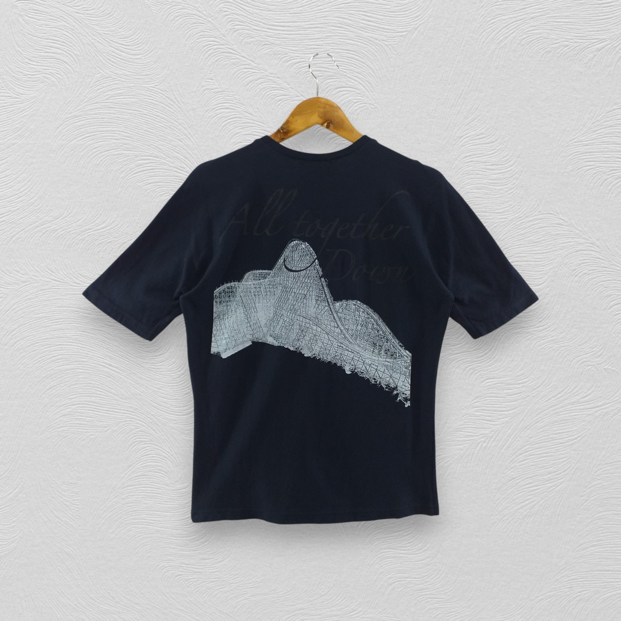 Japanese Brand Vintage Stephan Schneider All Together Down Tee Medium -G024 Size US M / EU 48-50 / 2 - 1 Thumbnail