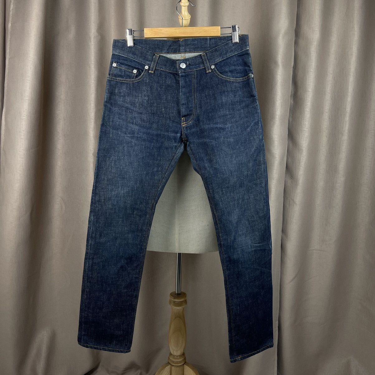 image of Vintage Helmut Lang Denim Jeans in Blue, Men's (Size 31)