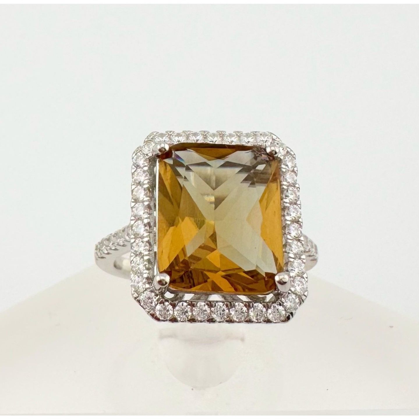 Other Elegant Emerald Cut Lab Created Sultanite Ring - Beautiful Size ONE SIZE - 1 Thumbnail