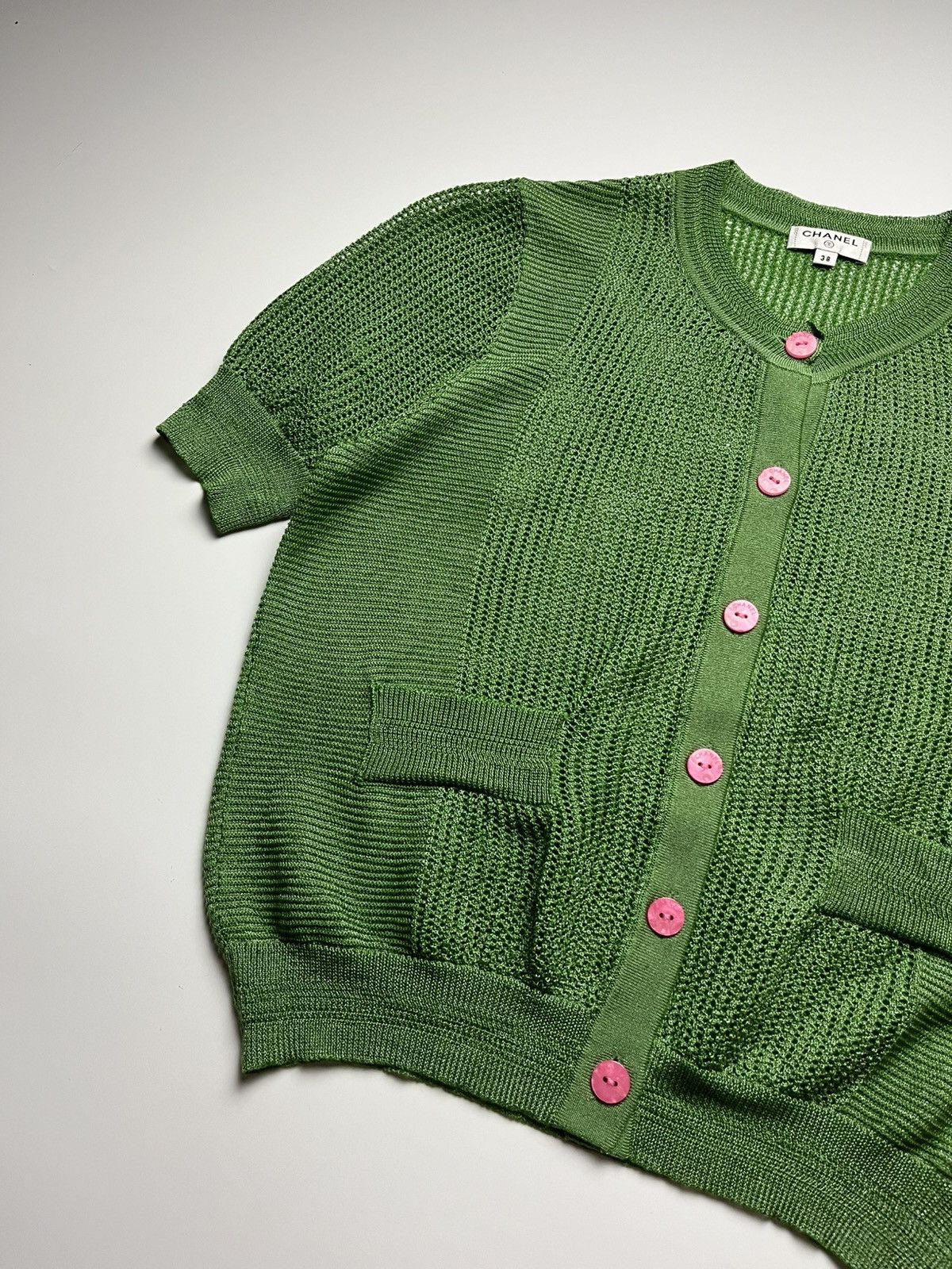 Chanel Chanel - Karl Lagerfeld era Open Knit Mesh Cardigan Size XS / US 0-2 / IT 36-38 - 7 Thumbnail