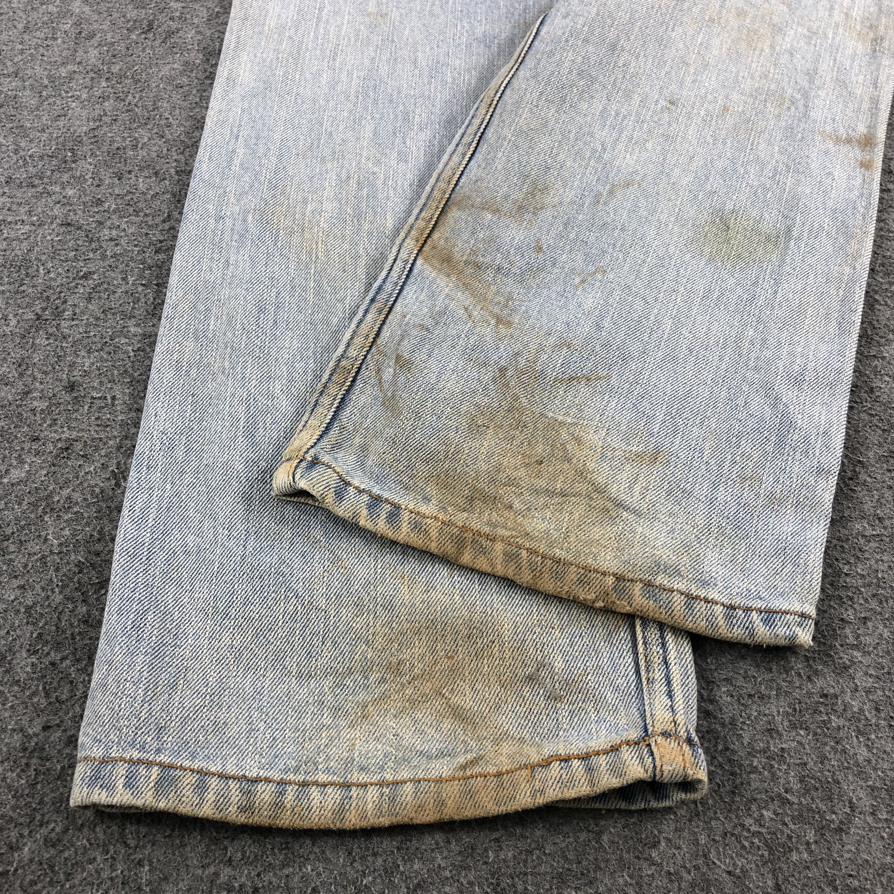 Levi's Dirty Wash Vintage Levi's 505 Jeans Regular Fit Denim KJ558 Size US 33 - 6 Thumbnail
