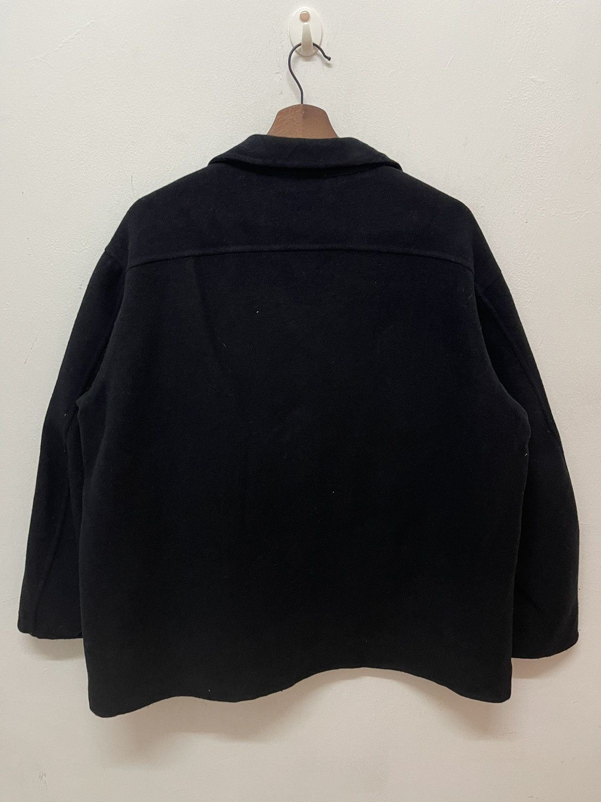 Jil Sander BLACK OVERSIZED CROP JACKET JIL SANDER COLLECTION Size M / US 6-8 / IT 42-44 - 3 Thumbnail