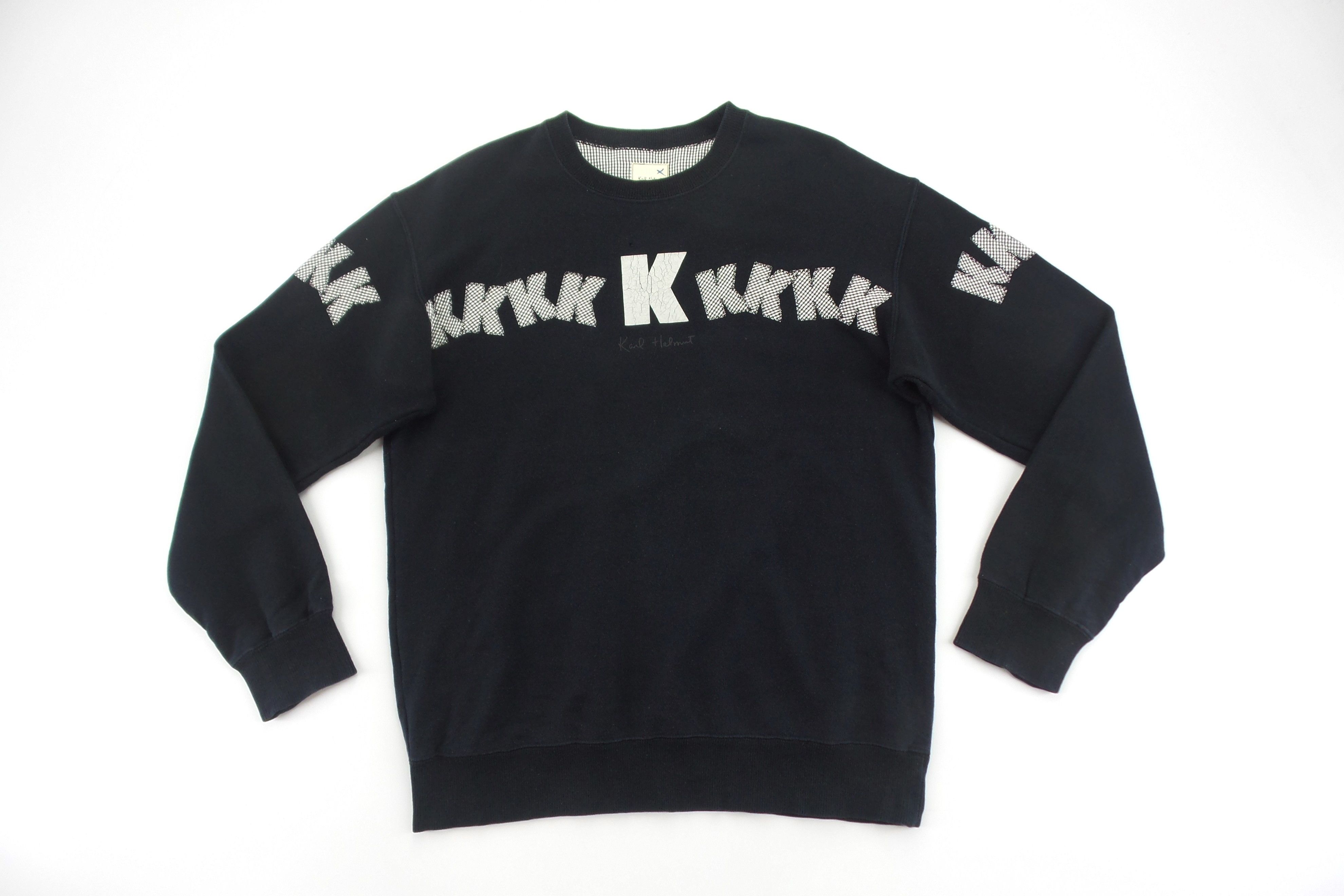 Japanese Brand × Karl Helmut Karl Helmut 'KKKK Patched' Sweatshirts Size US M / EU 48-50 / 2 - 1 Thumbnail