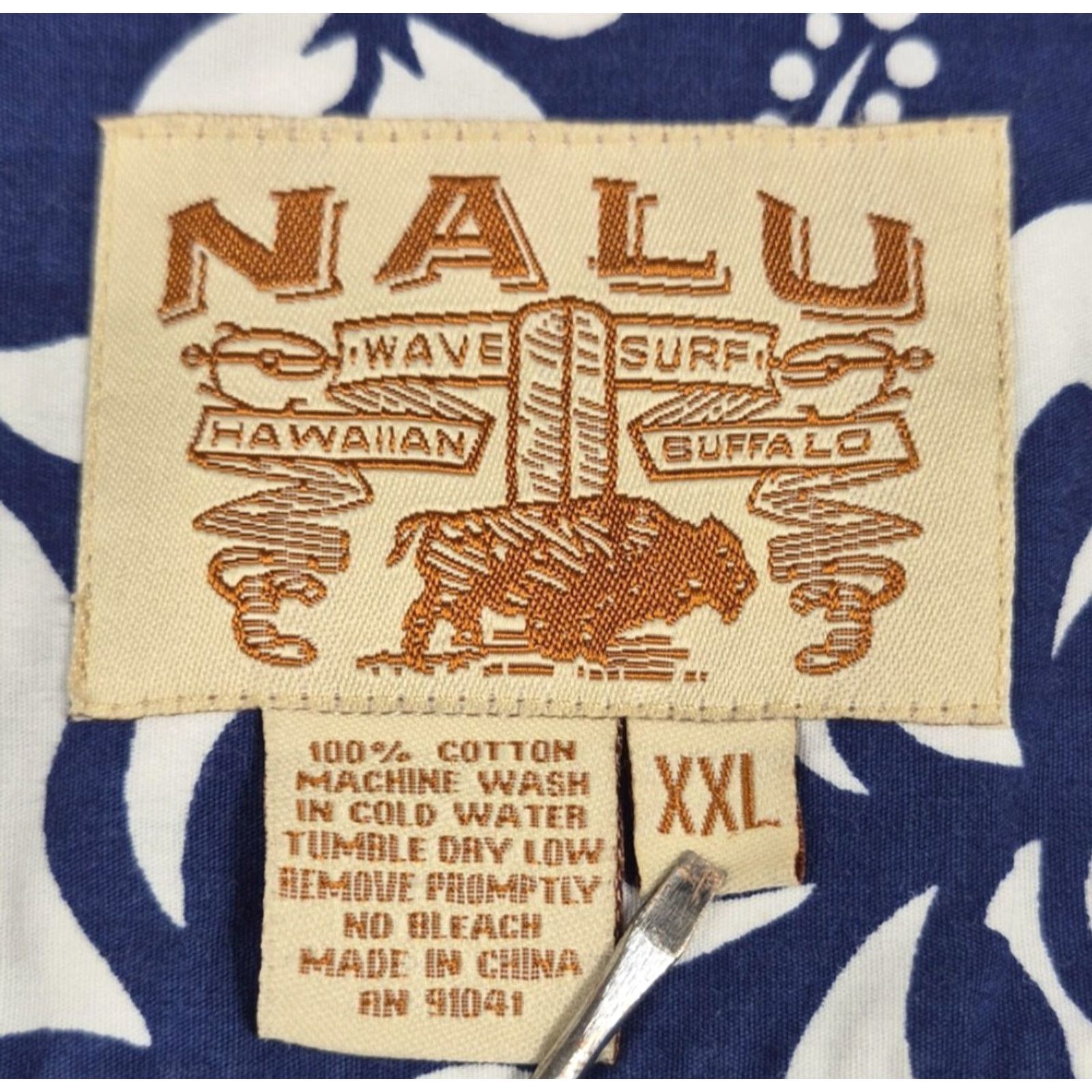 ALOHAS NALU Shirt Mens 2XL Button Up Blue Hawaiian Aloha Floral COX Communications Size US XXL / EU 58 / 5 - 5 Thumbnail